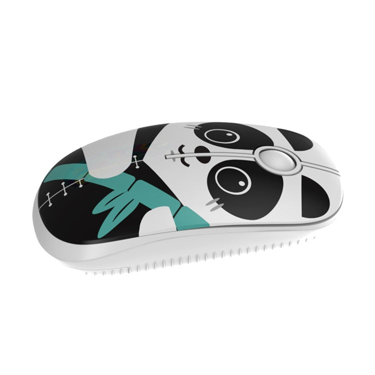 FOETOR i330h Water Transfer Pattern Wireless Mouse(Panda)