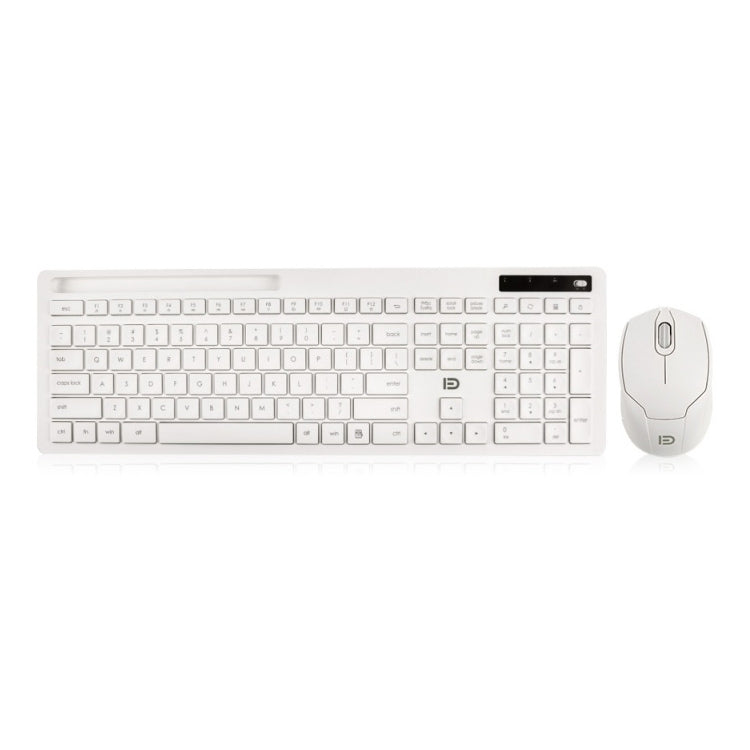 FOETOR iK7800 Wireless Keyboard and Mouse Set (White)