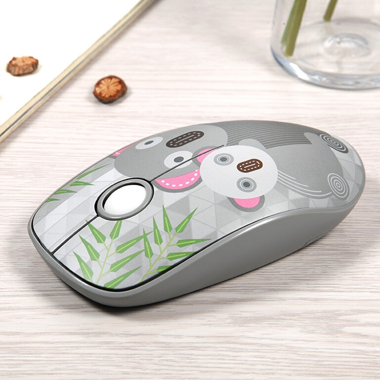 FOETOR V8h Animal Pattern Wireless Mouse(Koala)