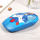 FOETOR V8h Animal Pattern Wireless Mouse(Fox)