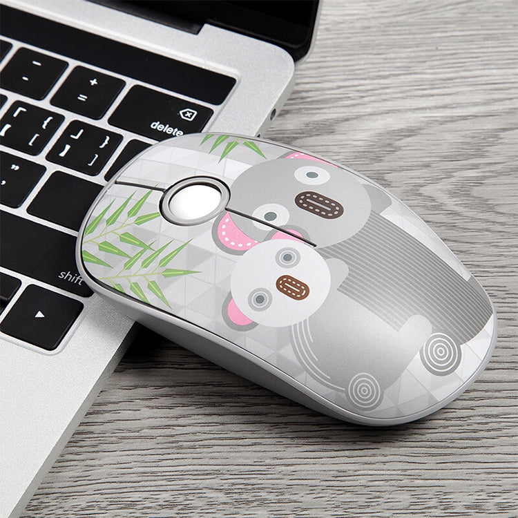 FOETOR V8h Animal Pattern Wireless Mouse(Fox)