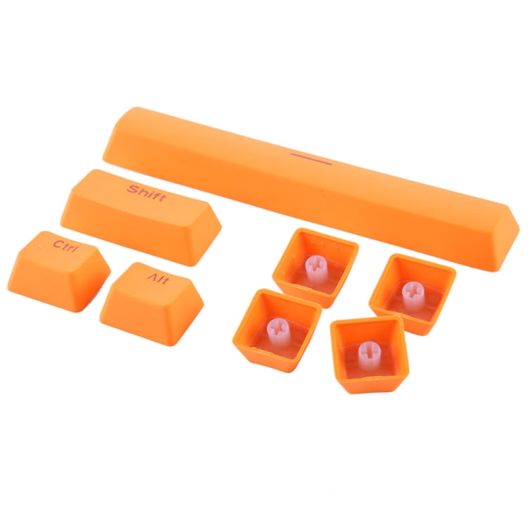 104 Keys Double Shot PBT Backlit Keycaps for Mechanical Keyboard(Orange)