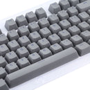 104 Keys Double Shot PBT Backlit Keycaps for Mechanical Keyboard (Grey)