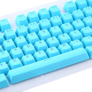 104 Keys Double Shot PBT Backlit Keycaps for Mechanical Keyboard(Blue)