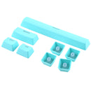 104 Keys Double Shot PBT Backlit Keycaps for Mechanical Keyboard (Mint Blue)