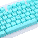 104 Keys Double Shot PBT Backlit Keycaps for Mechanical Keyboard (Mint Blue)