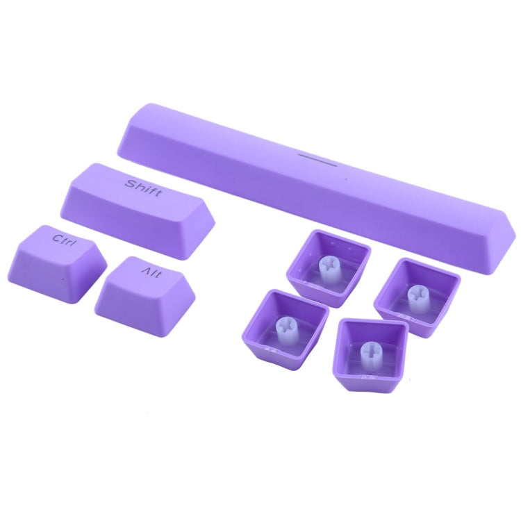 104 Keys Double Shot PBT Backlit Keycaps for Mechanical Keyboard (Purple)