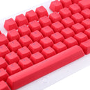 104 Keys Double Shot PBT Backlit Keycaps for Mechanical Keyboard(Red)