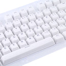 104 Keys Double Shot PBT Backlit Keycaps for Mechanical Keyboard (White)
