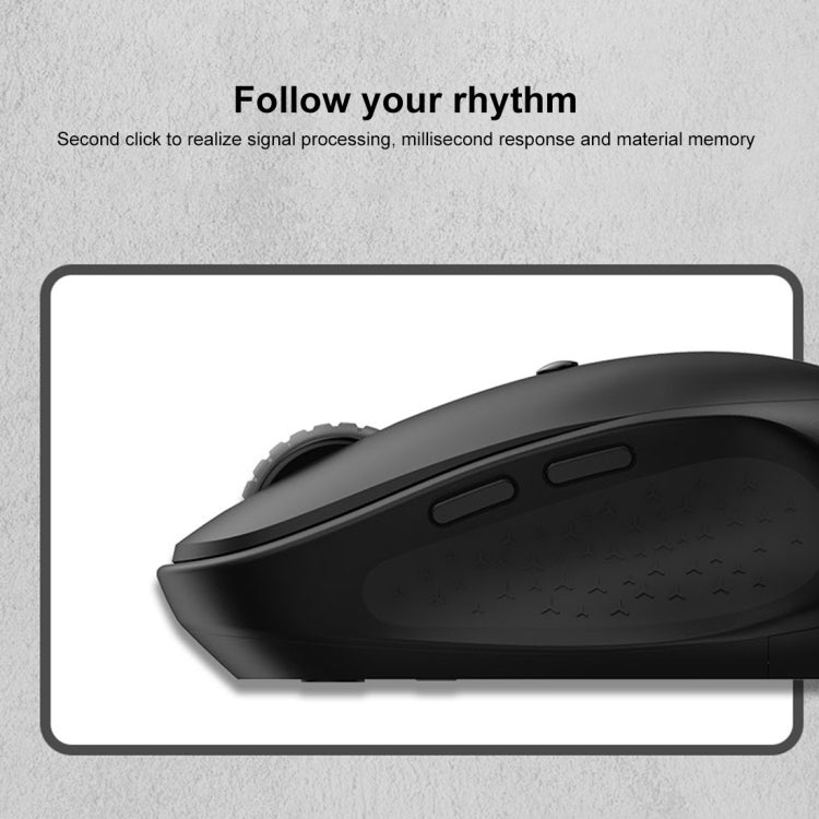 FOETOR E580 Wireless Bluetooth Mouse (Black)