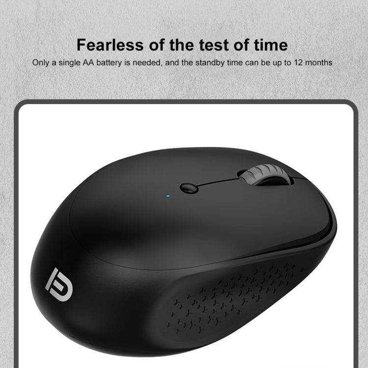 FOETOR E580 Wireless Bluetooth Mouse (Black)