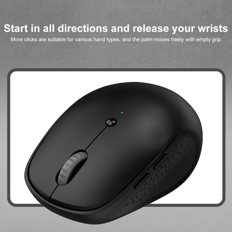 FOETOR E580 Wireless Bluetooth Mouse (Black)