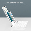 FOETOR K931T Three Modes Wireless Bluetooth Keyboard (Black)