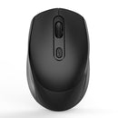 HXSJ M107 4-buttons 1600 DPI 2.4GHz Wireless Rechargeable Mouse (Black)