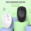 HXSJ M107 4-buttons 1600 DPI 2.4GHz Wireless Rechargeable Mouse (Black)