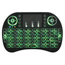 Mini i8 Air Mouse 92-keys QWERTY 2.4G Wireless Backlight Keyboard with Touchpad for Android TV Box & Google TV Box & PC Tablet & Xbox360 & PS3 & HTPC/IPTV, Support Auto Sleep and Auto Wake Mode