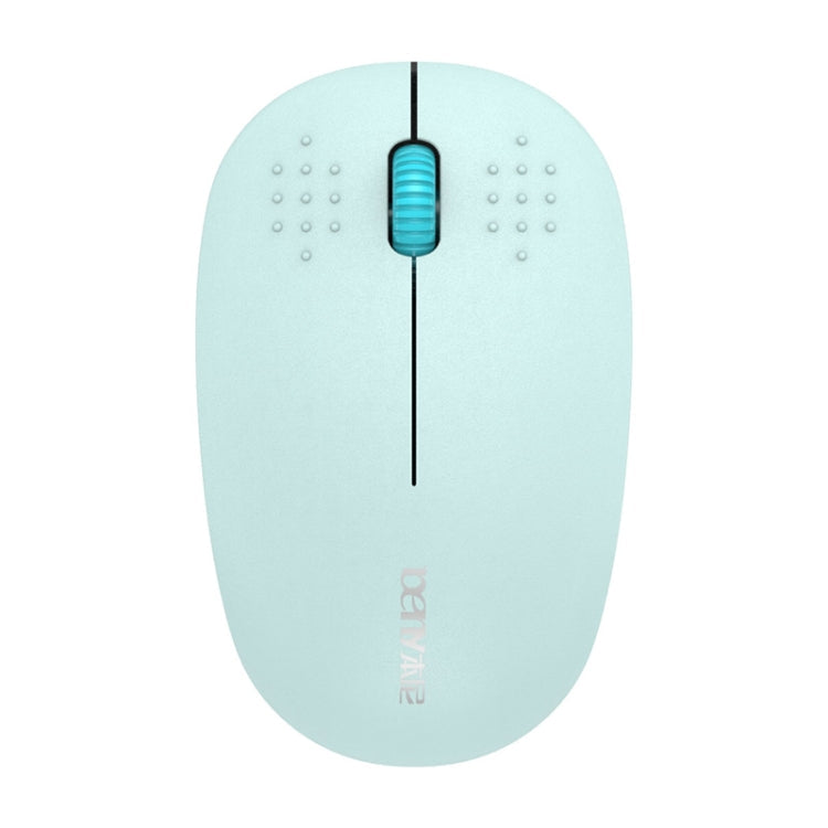 Beny G30 2.4GHz 1600DPI Fashion Portable Wireless Silent Mouse (Green)