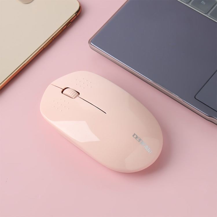 Beny M683D 1600DPI Business Bluetooth Wireless Silent Mouse (Pink)