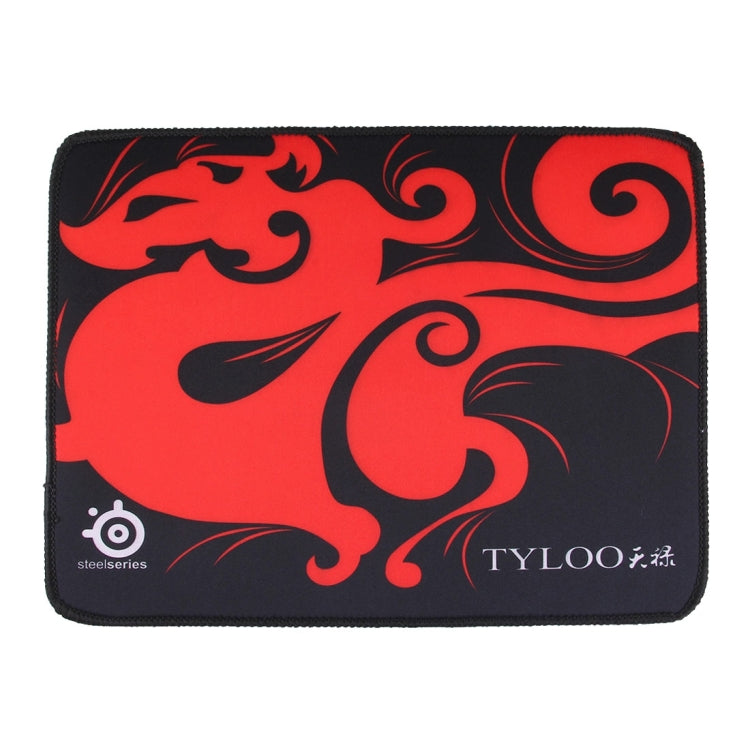 Extended Large Slim Anti-Slip TYLOO Pattern Soft Rubber Smooth Cloth Surface Game Keyboard Mouse Pad Mat, Size: 320 x 240 x 3 mm