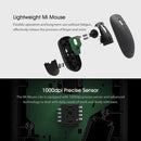 Original Xiaomi MWWM01 2.4GHz 1000DPI Symmetrical Wireless Mouse Lite(Black)