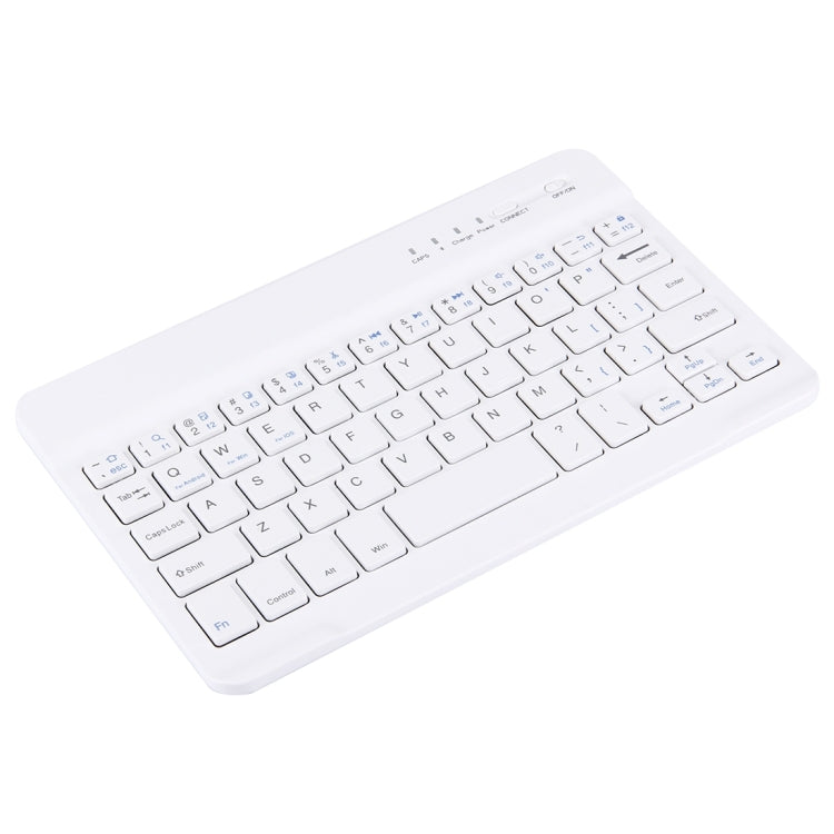 Mini Universal Portable Bluetooth Wireless Keyboard, Compatible with 7 inch Tablets with Bluetooth Functions(White)