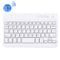 Mini Universal Portable Bluetooth Wireless Keyboard, Compatible with 7 inch Tablets with Bluetooth Functions(White)