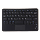 Bluetooth Wireless Keyboard with Touch Panel, Compatible with All Android & Windows 10 inch Tablets with Bluetooth Functions (Black)