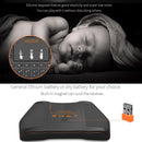 VIBOTON i8 Plus Updated 2.4GHz QWERT Mini Wireless Keyboard with Touchpad for TV Box, Mi Box, Computer, Tablet, Laptop and Projector(Black)