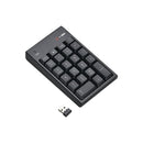 MC Saite MC-61CB 2.4GHz Wireless Mouse + 22 Keys Numeric Pan Keyboard with USB Receiver Set for Computer PC Laptop (Black)