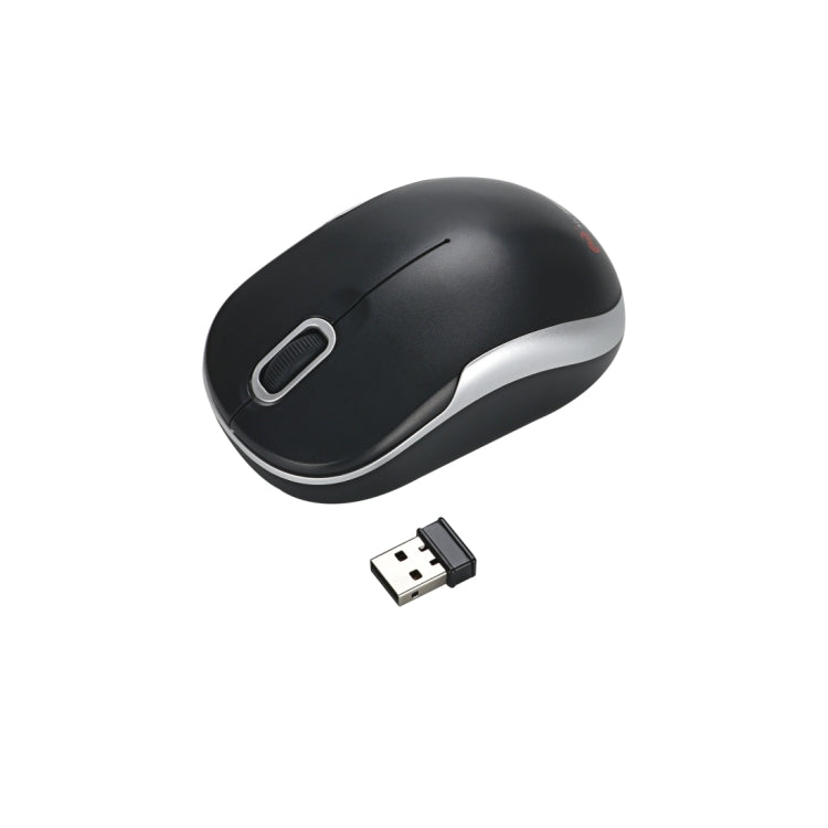 MC Saite MC-61CB 2.4GHz Wireless Mouse + 22 Keys Numeric Pan Keyboard with USB Receiver Set for Computer PC Laptop (Black)