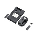 MC Saite MC-61CB 2.4GHz Wireless Mouse + 22 Keys Numeric Pan Keyboard with USB Receiver Set for Computer PC Laptop (Black)