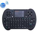 VIBOTON S501 Bluetooth Mini Full QWERTY Keyboard with Touchpad & Multimedia Control for Laptop, Desktop Computer, TV, STB(Black)