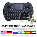 VIBOTON S501 Bluetooth Mini Full QWERTY Keyboard with Touchpad & Multimedia Control for Laptop, Desktop Computer, TV, STB(Black)