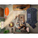 VIBOTON S501 Bluetooth Mini Full QWERTY Keyboard with Touchpad & Multimedia Control for Laptop, Desktop Computer, TV, STB(Black)