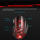 Apedra iMICE A7 High Precision Gaming Mouse LED four color controlled breathing light USB 7 Buttons 3200 DPI Wired Optical Gaming Mouse for Computer PC Laptop(Black)