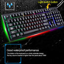 ZGB G20 104 Keys USB Wired Mechanical Feel Glowing Computer Keyboard Gaming Keyboard(Black)