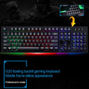 ZGB G20 104 Keys USB Wired Mechanical Feel Glowing Computer Keyboard Gaming Keyboard(Black)