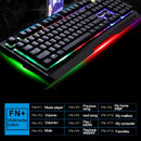 ZGB G700 104 Keys USB Wired Mechanical Feel Glowing Metal Panel Suspension Gaming Keyboard with Phone Holder(Gold)