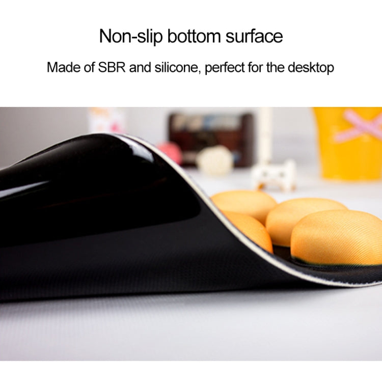 MONTIAN Cat Claw Shape Slow Soft Bracer Non-slip Silicone Mouse Pad(Dark Blue)