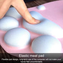 MONTIAN Cat Claw Shape Slow Soft Bracer Non-slip Silicone Mouse Pad (Pink)
