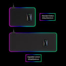 Colorful LED Light Thickening Lock Keyboard Pad Game Mouse Pad, Size: 800 x 300 x 4mm