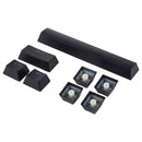 ABS Translucent Keycaps, OEM Highly Mechanical Keyboard, Universal Game Keyboard (Black)