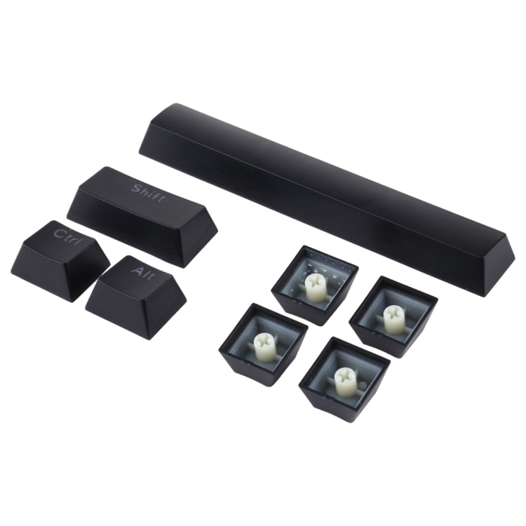 ABS Translucent Keycaps, OEM Highly Mechanical Keyboard, Universal Game Keyboard (Black)