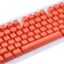 ABS Translucent Keycaps, OEM Highly Mechanical Keyboard, Universal Game Keyboard (Orange)