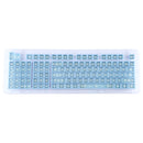 ABS Translucent Keycaps, OEM Highly Mechanical Keyboard, Universal Game Keyboard (Blue)