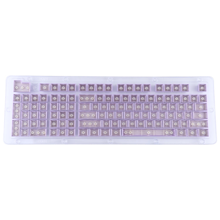 ABS Translucent Keycaps, OEM Highly Mechanical Keyboard, Universal Game Keyboard (Purple)