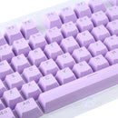 ABS Translucent Keycaps, OEM Highly Mechanical Keyboard, Universal Game Keyboard (Purple)