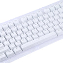 ABS Translucent Keycaps, OEM Highly Mechanical Keyboard, Universal Game Keyboard (White)