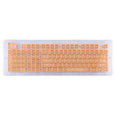 ABS Translucent Keycaps, OEM Highly Mechanical Keyboard, Universal Game Keyboard (Yellow)
