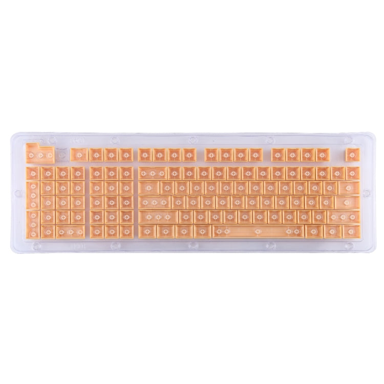 ABS Translucent Keycaps, OEM Highly Mechanical Keyboard, Universal Game Keyboard (Yellow)
